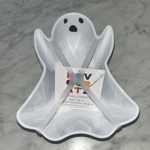Set of 4: Novogratz Halloween Ghost Figure Bowls